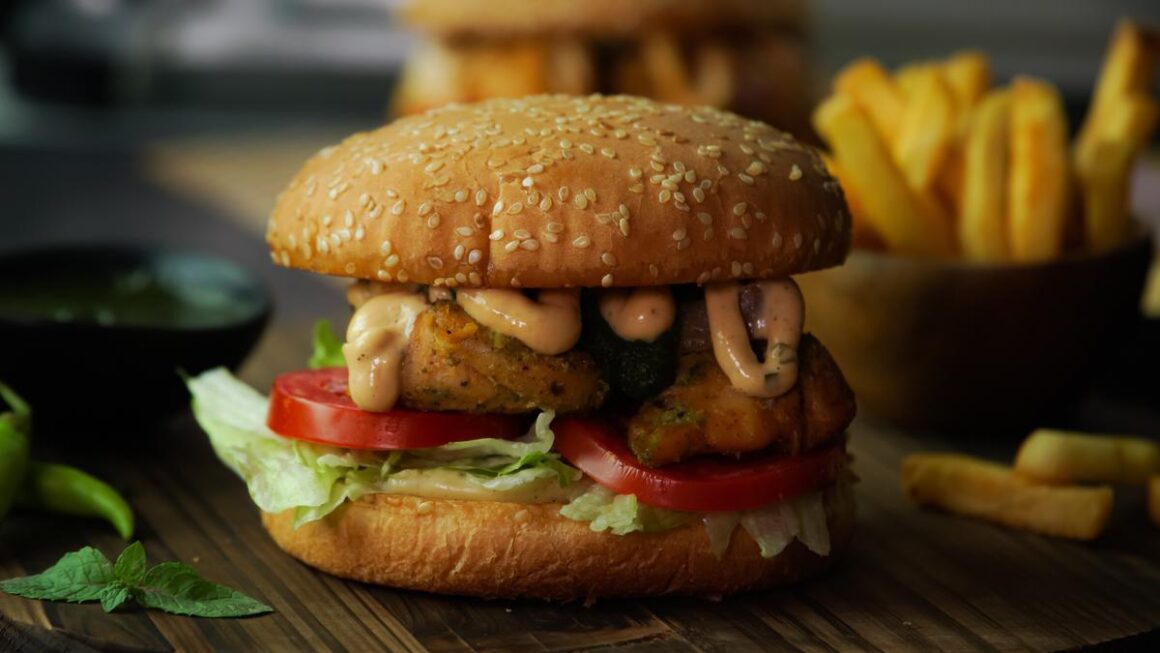 Chicken Tikka Burger