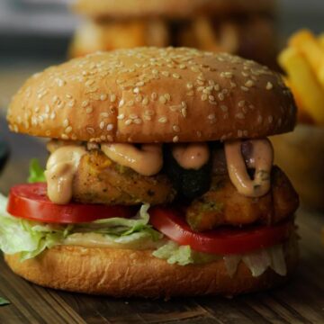 Chicken Tikka Burger