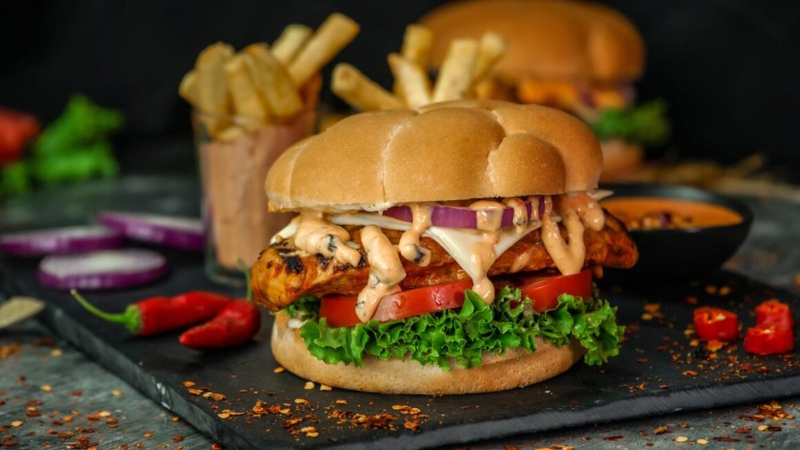 Peri Peri Chicken Burger