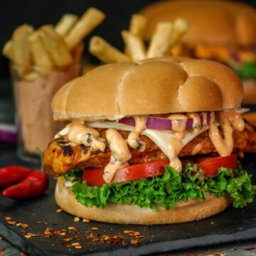 Peri Peri Chicken Burger